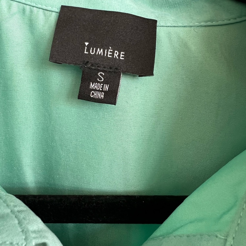 🆕 💚 NWT LUMIERE Stunning Mint Green Romper | Size Small - Picture 2 of 11